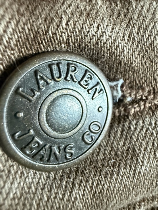 Vintage Lauren Ralph Lauren Straight Leg Chestnut Brown Jeans Size 14 - Picture 8 of 8